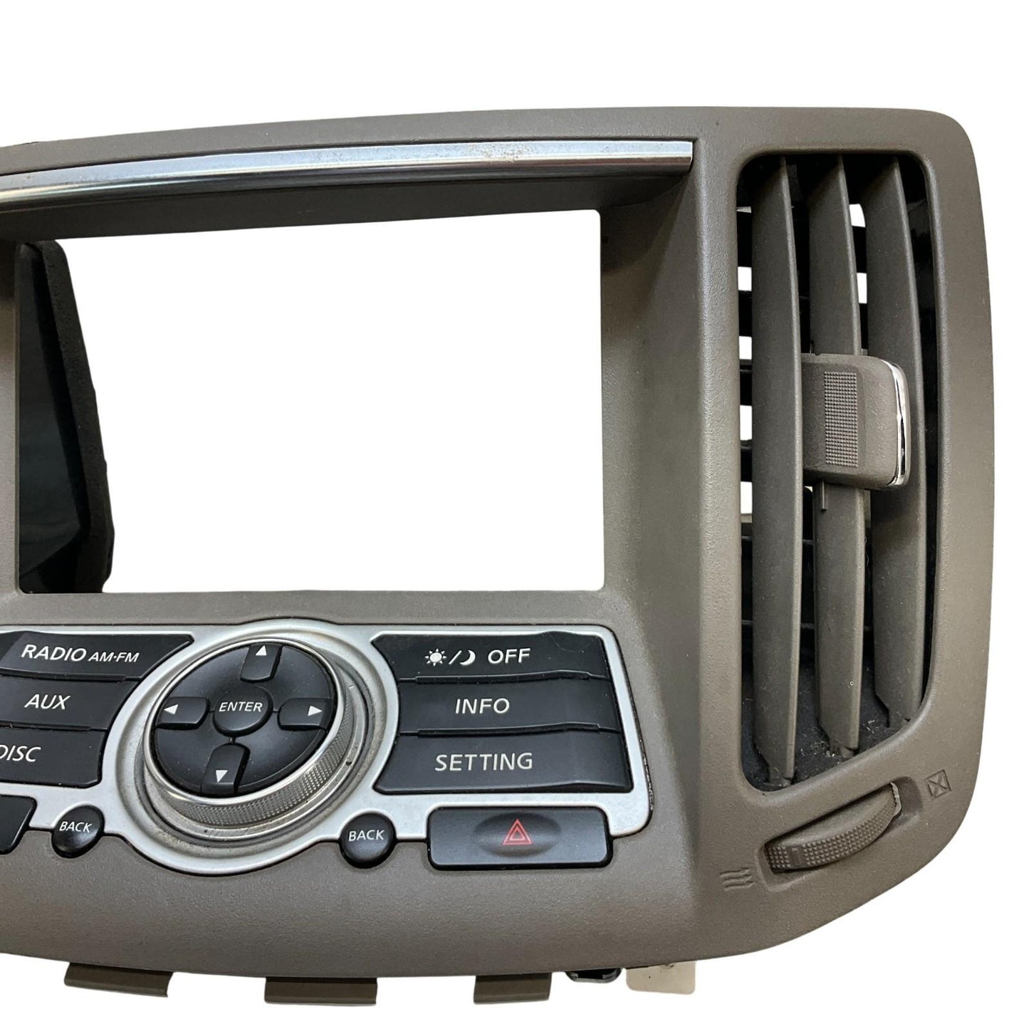07-13 Infiniti G35 G37 Sedan Navigation Screen Controls Bezel 68270JK00B OEM IPG - On Point Parts Inc