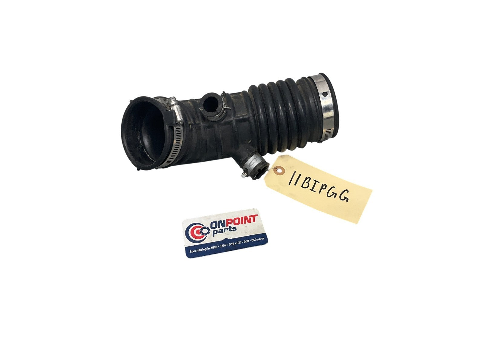 08-15 Infiniti G35 G37 Q40 Q60 LH Air Intake Flex Duct Tube 16576EY00B OEM Ipg - On Point Parts Inc