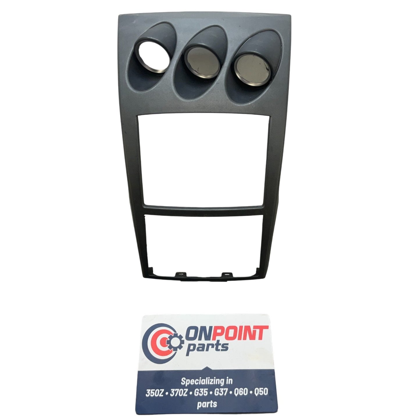 03-04 Nissan 350Z Center Dash Storage Bezel With Gauges 68260CD000 OEM Jbg - On Point Parts Inc