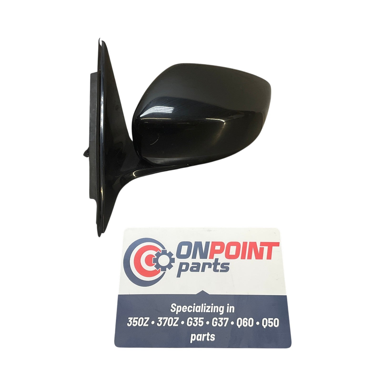 08-15 Infiniti G35 G37 Q40 Driver Front Power Side Mirror 963021NC4A OEM Byh - On Point Parts Inc