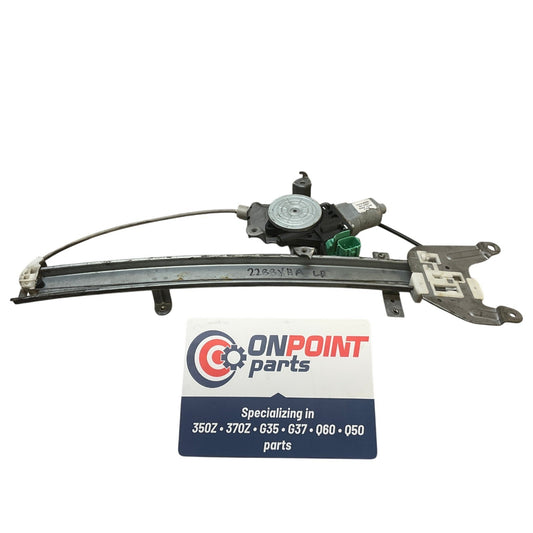 07-15 Infiniti G35 G37 Sedan Driver RR Window Motor Regulator 82721JK000 OEM Byh - On Point Parts Inc