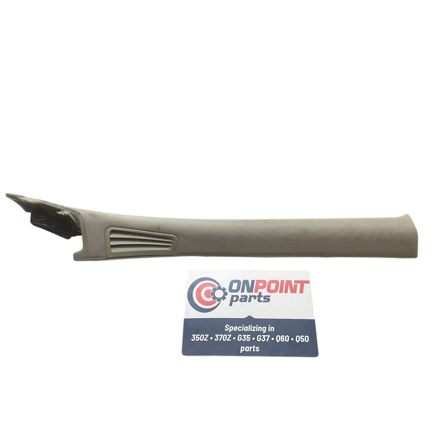 09-13 G37 Sedan Passenger Front Interior A Pillar Trim 86884JK60B OEM Byh - On Point Parts Inc