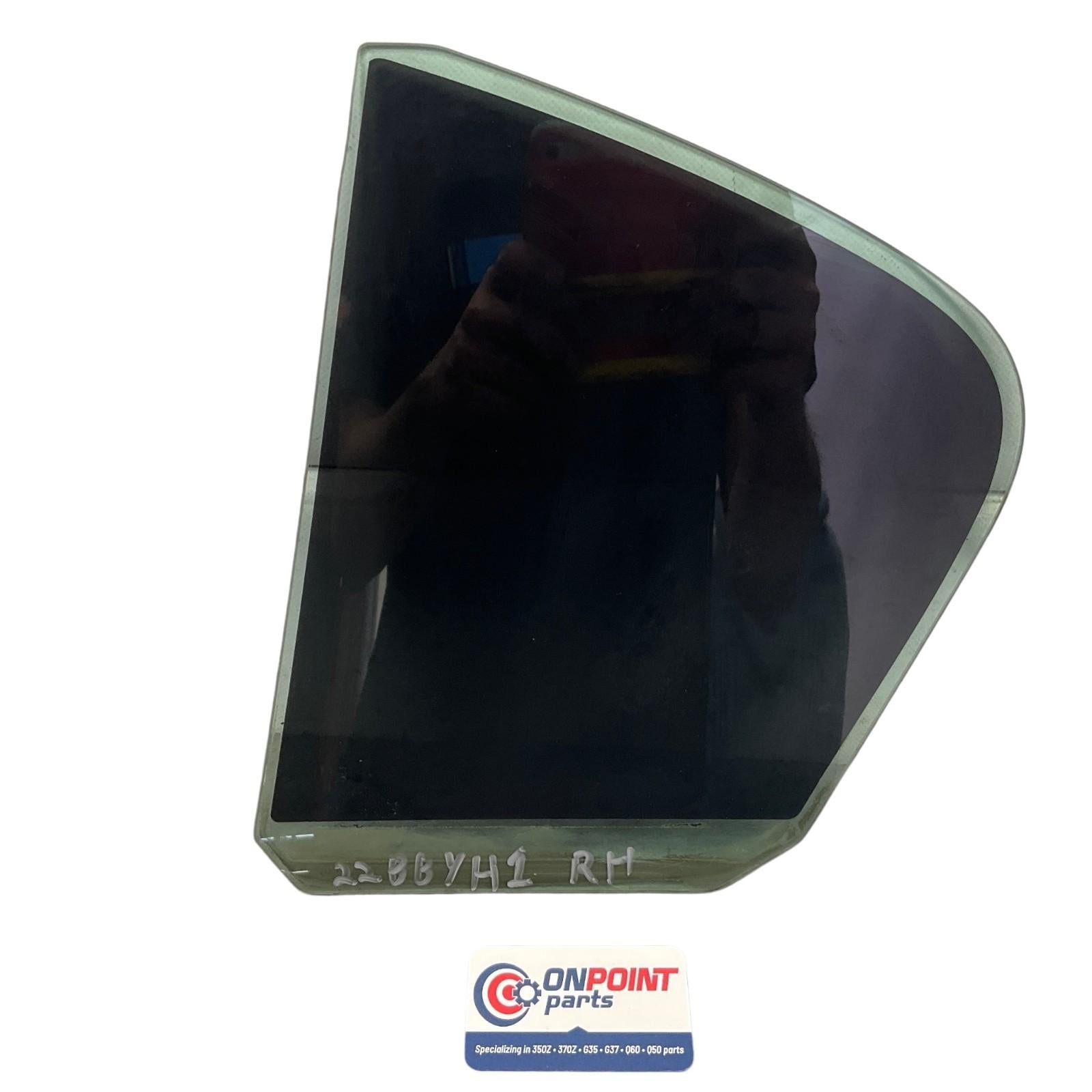 07-15 Infiniti G35 G37 Sedan Passenger Rear Quarter Glass 82262JK000 OEM Byh - On Point Parts Inc