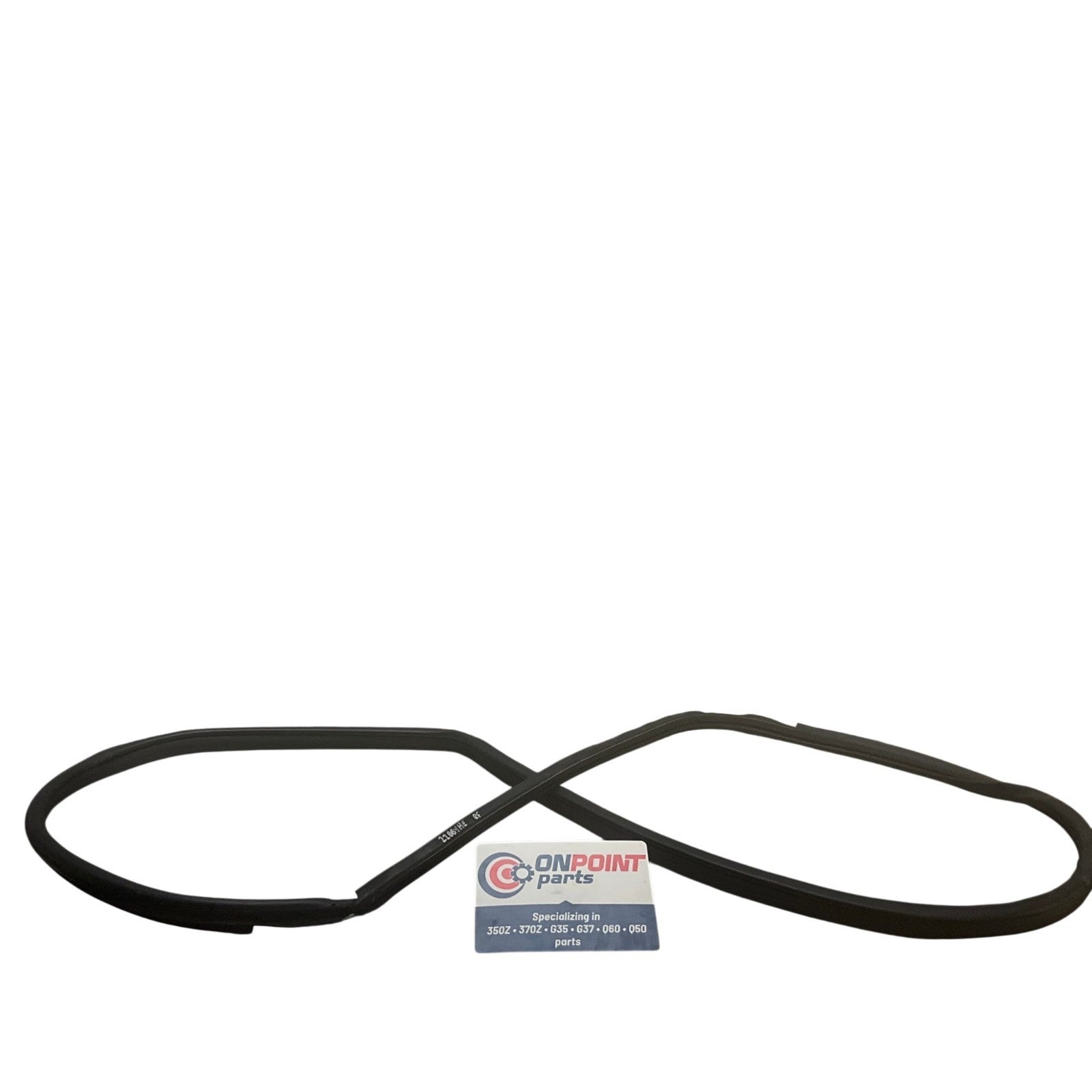 08-13 Infiniti G37 RH Front Sedan Door Frame Weatherstrip 76921JU40A OEM Byh - On Point Parts Inc