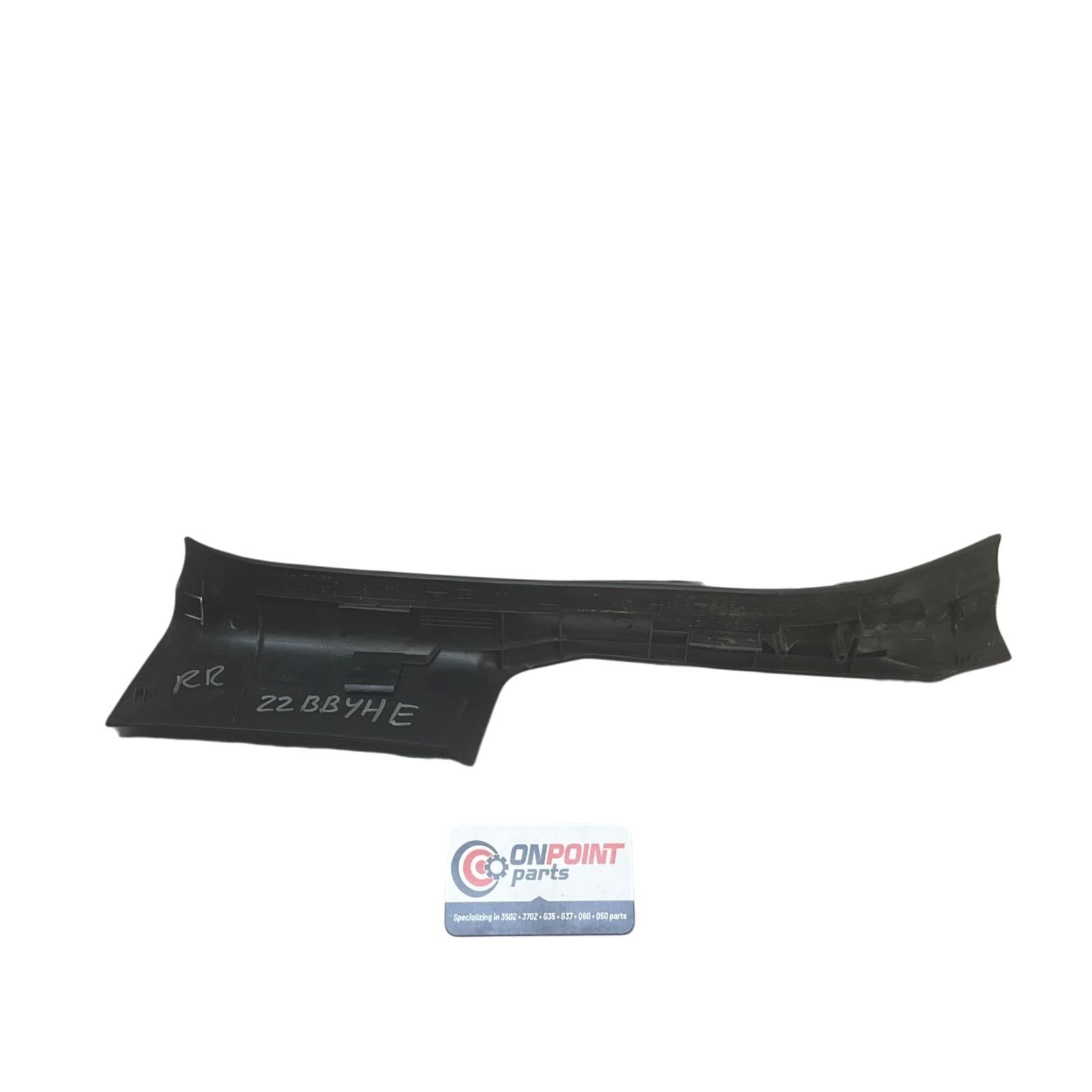 07-15 Infiniti G35 G37 Q40 RH Rear Sedan Door Sill Scuff Trim 769B6JK00A OEM Byh - On Point Parts Inc