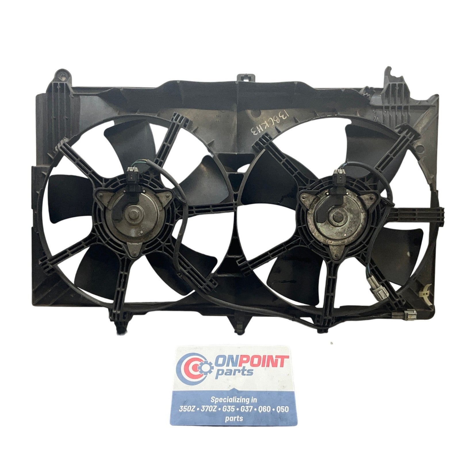03-06 Infiniti G35 350Z Radiator Fans Shroud Plugs 21481CD00A OEM Ckh - On Point Parts Inc