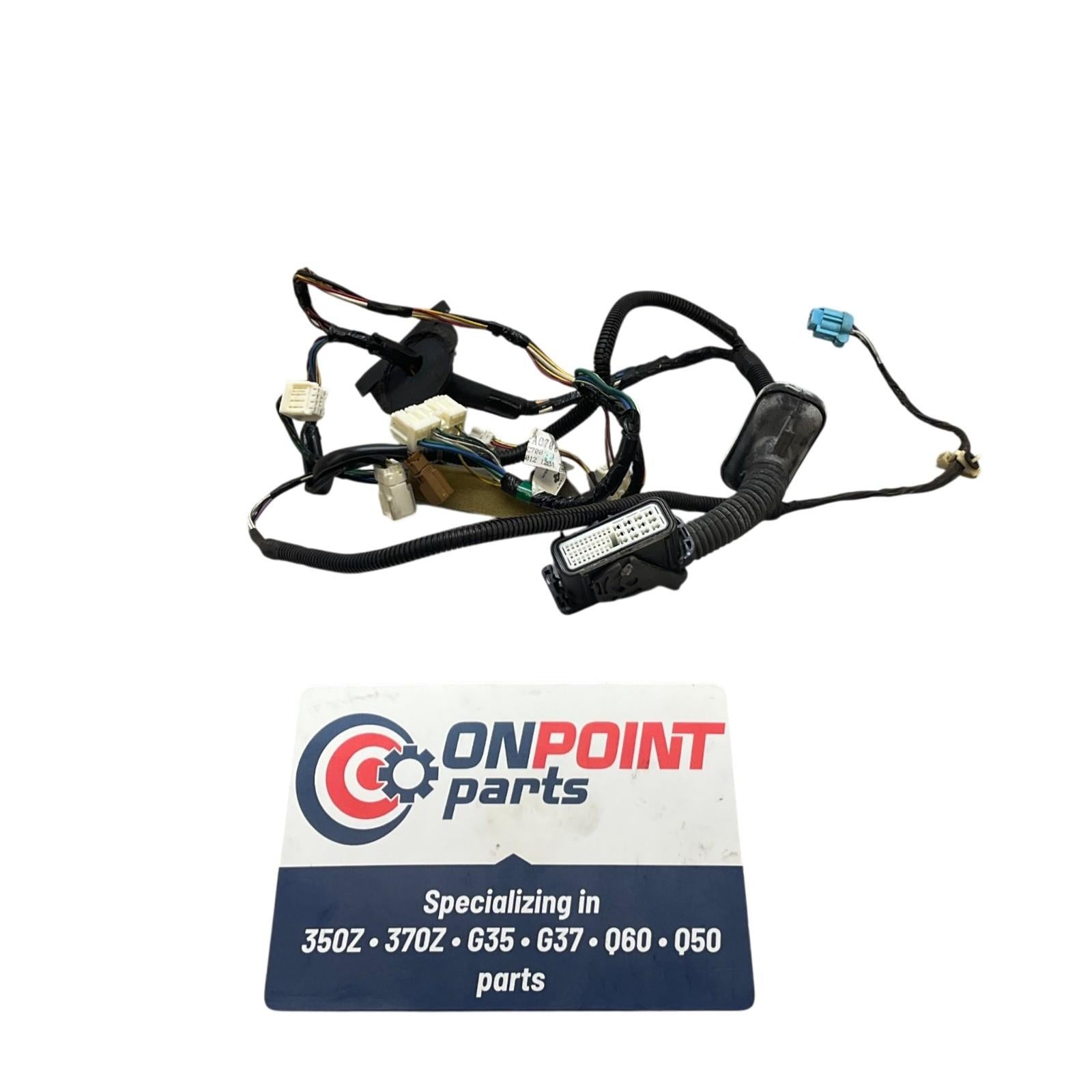 03-06 Infiniti G35 Sedan Passenger Front Door Wiring Harness 24124AC700 OEM Ckh - On Point Parts Inc
