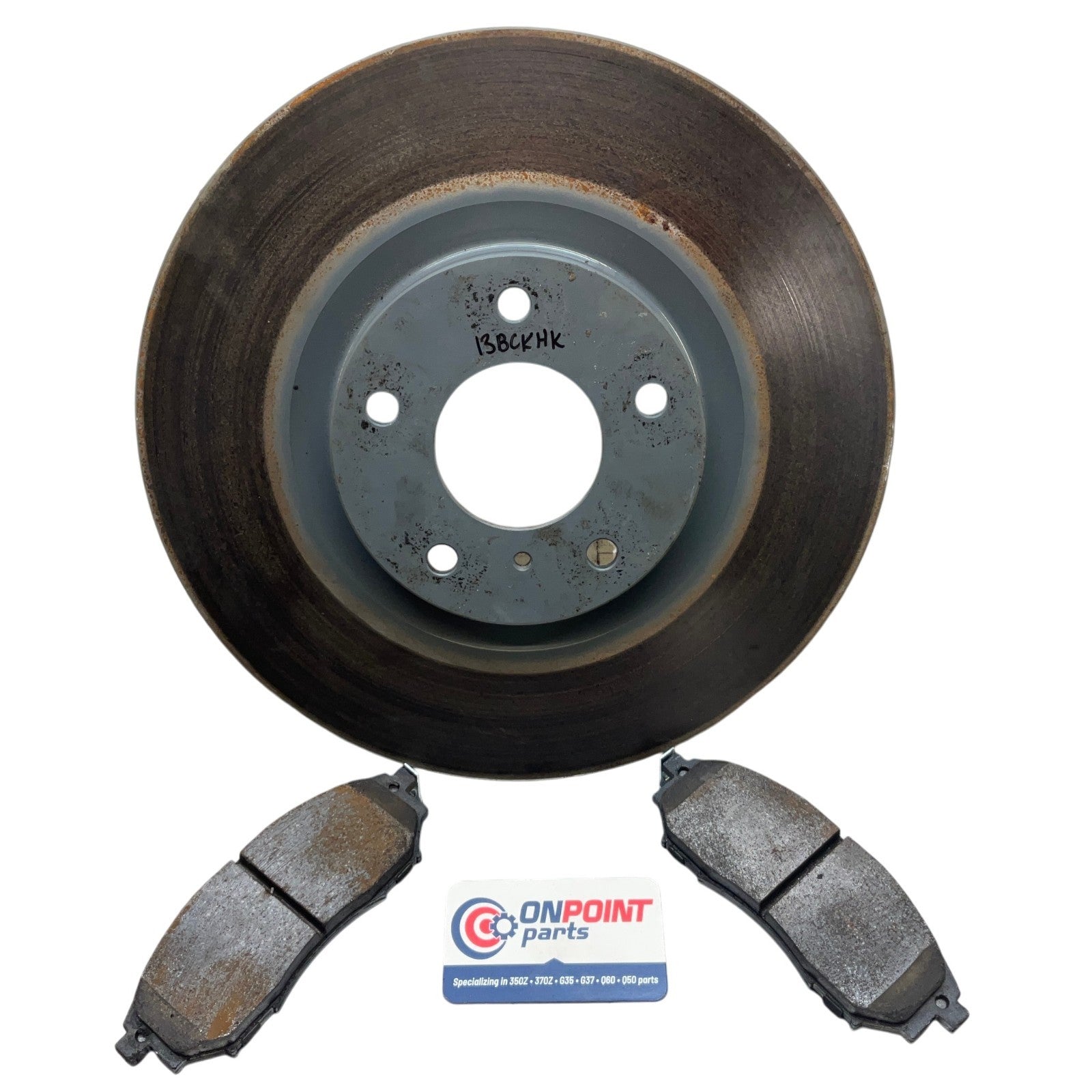 03-12 Infiniti G35 G37 350Z 370Z Driver Front Brake Disc Rotors 40206EG000 Ckh - On Point Parts Inc
