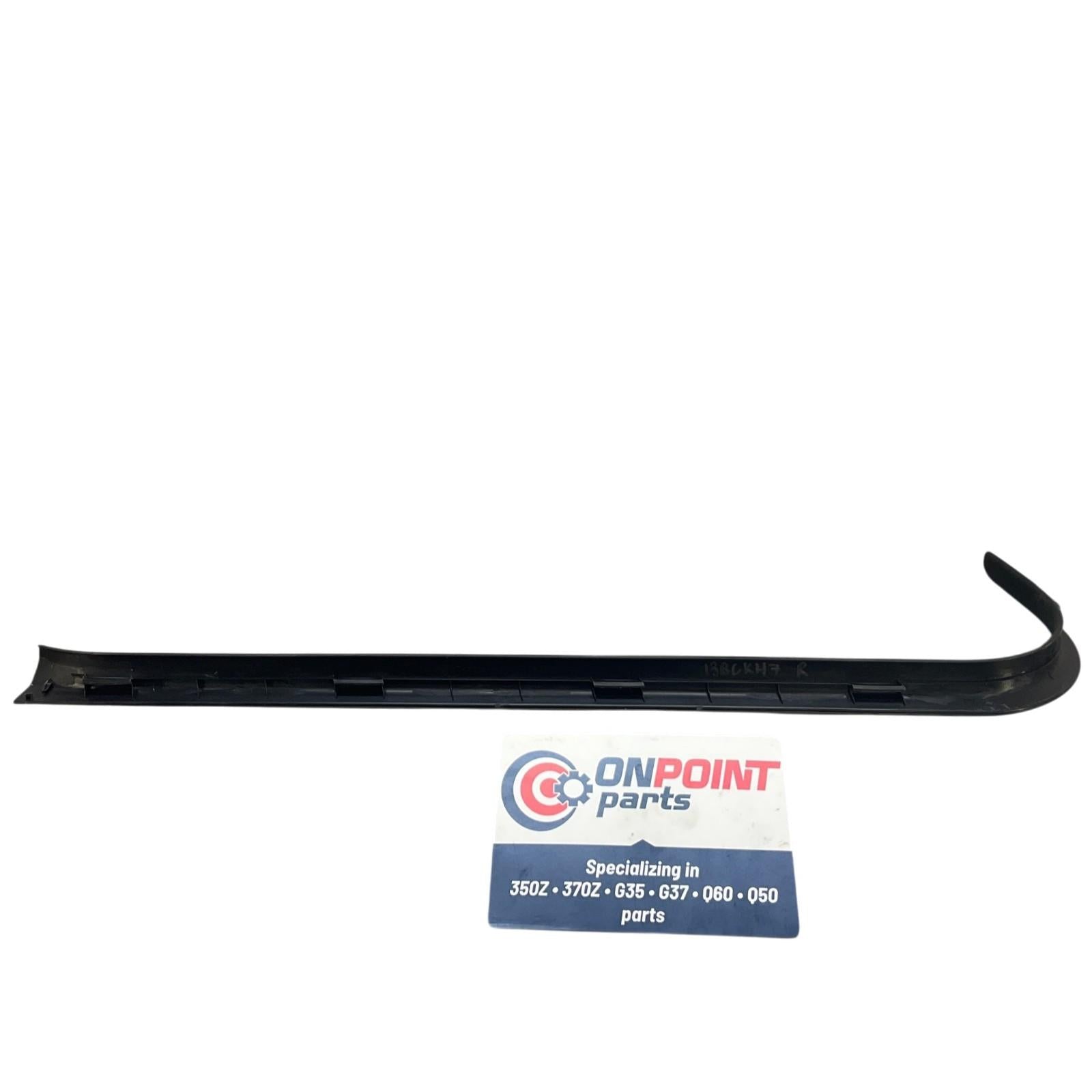 03-06 Infiniti G35 Passenger Front Sedan Door Sill Scuff Trim 76951AM601 OEM Ckh - On Point Parts Inc