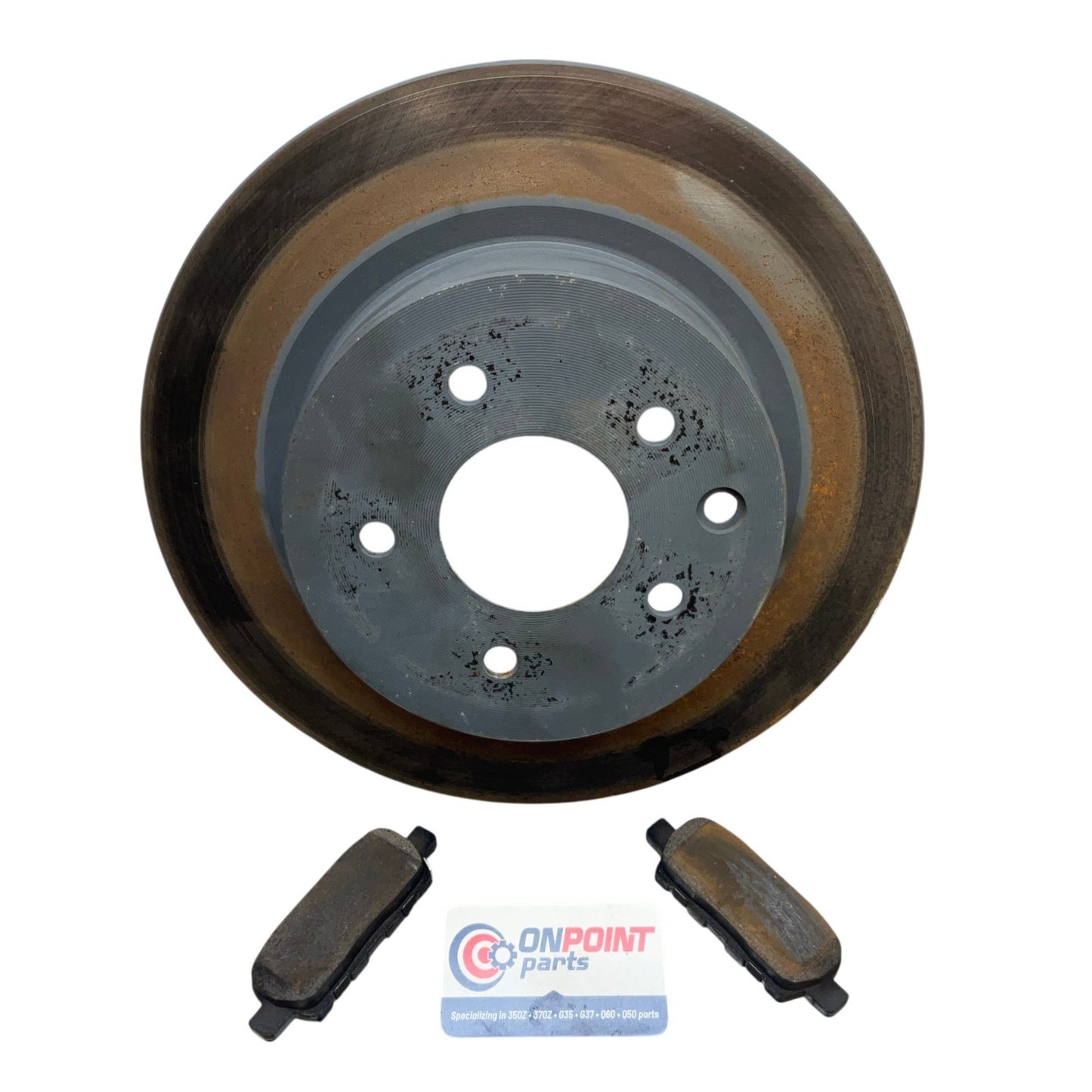 05-20 Nissan 350Z 370Z 04-13 G35 G37 Left Rear Brake Disc Rotors 43206EG000  Ckh - On Point Parts Inc