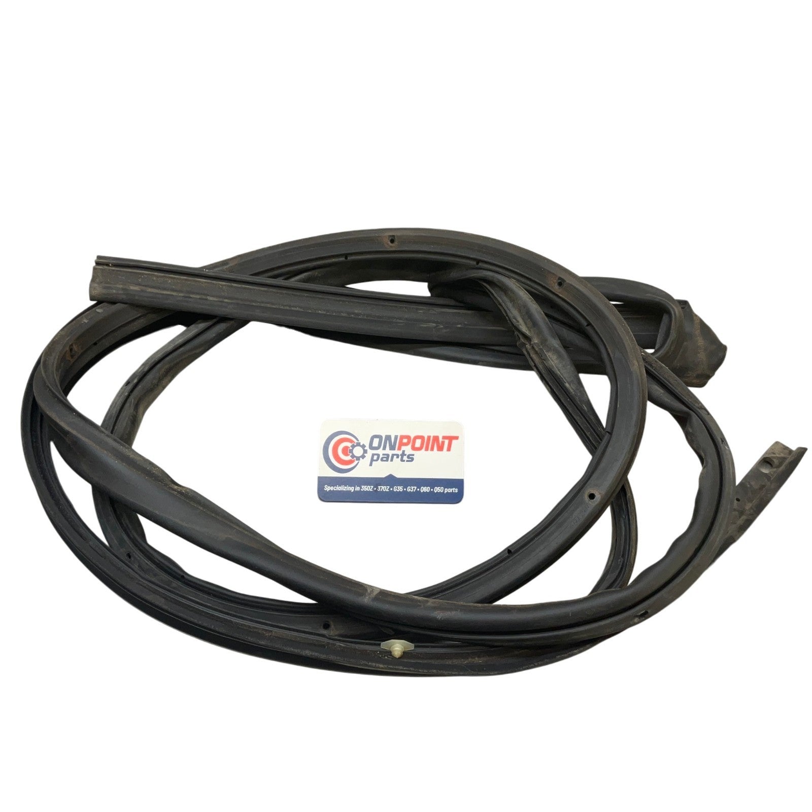 03-06 Infiniti G35 Right Rear Sedan Door Shell Weatherstrip 82830AL501 OEM Ckh - On Point Parts Inc