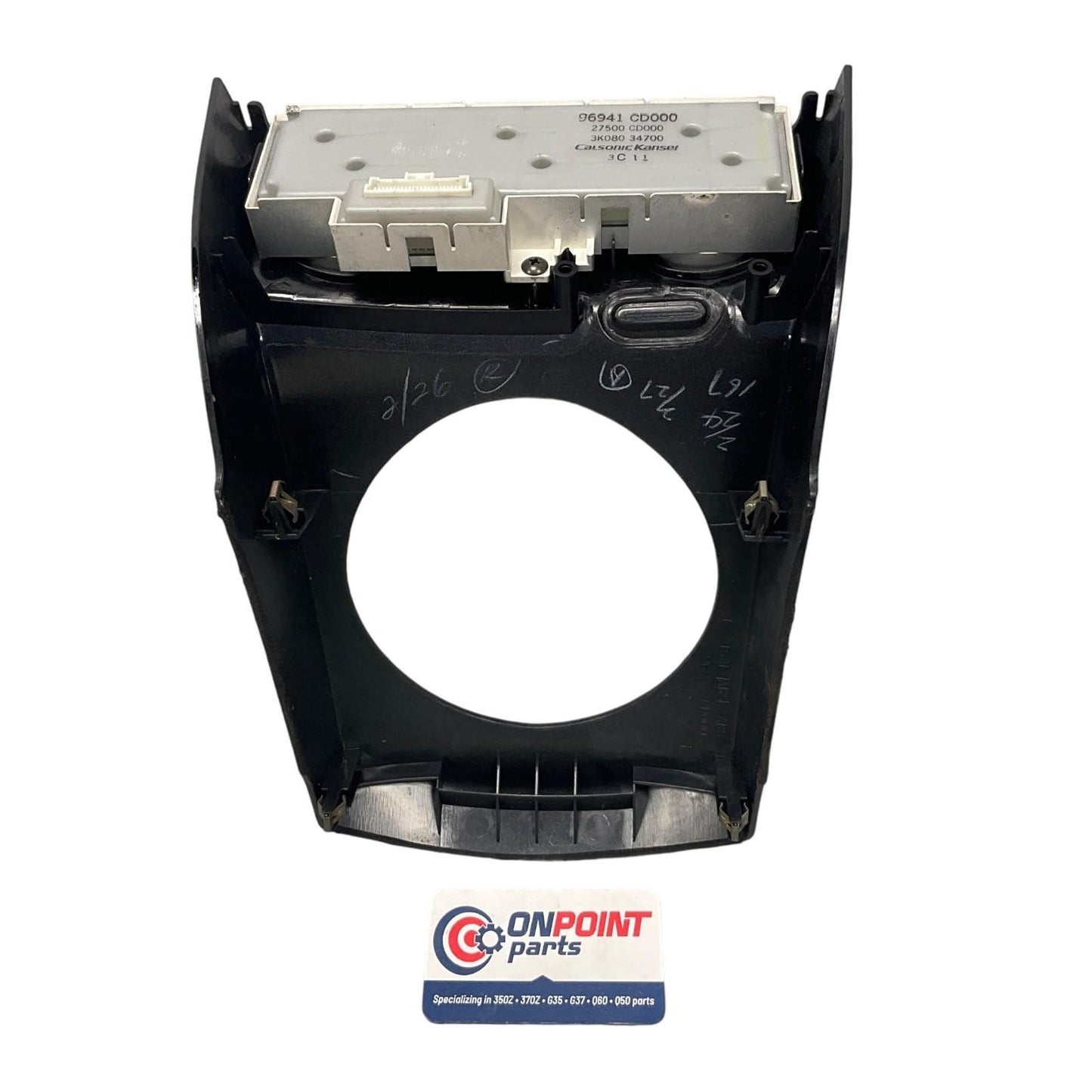 03-04 Nissan 350Z Front Automatic Shifter Bezel Trim 96913CD000 OEM Cth - On Point Parts Inc