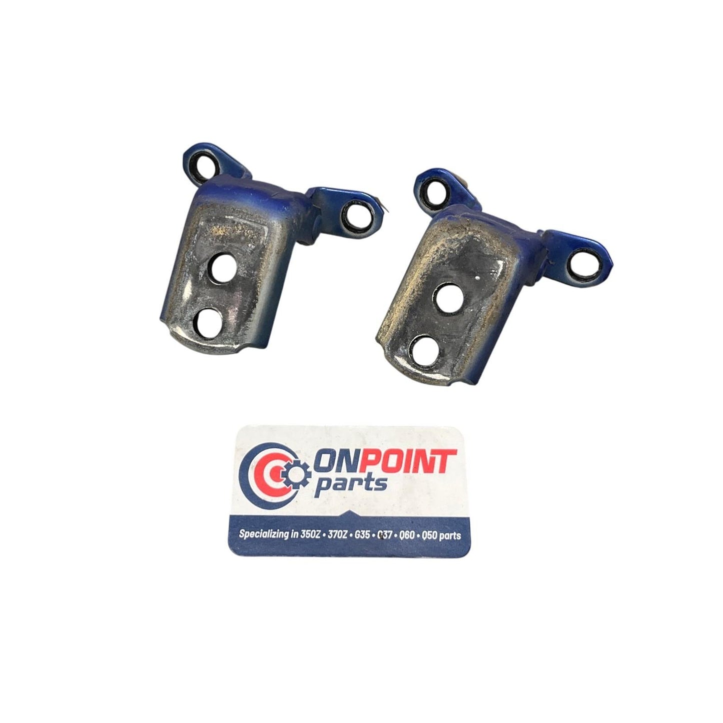 03-09 Nissan 350Z Passenger Front Door Hinges 80400AG000 80401AG000 OEM Cth - On Point Parts Inc