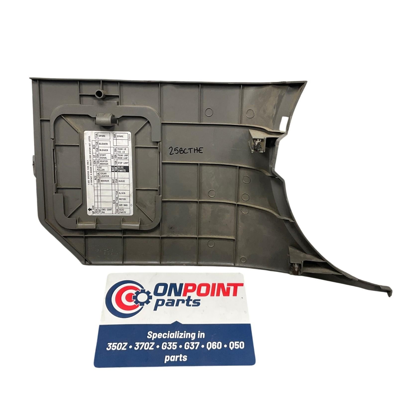 03-09 Nissan 350Z Driver Front Lower Kick Fuse Panel Tan 66900CD001 OEM Cth - On Point Parts Inc