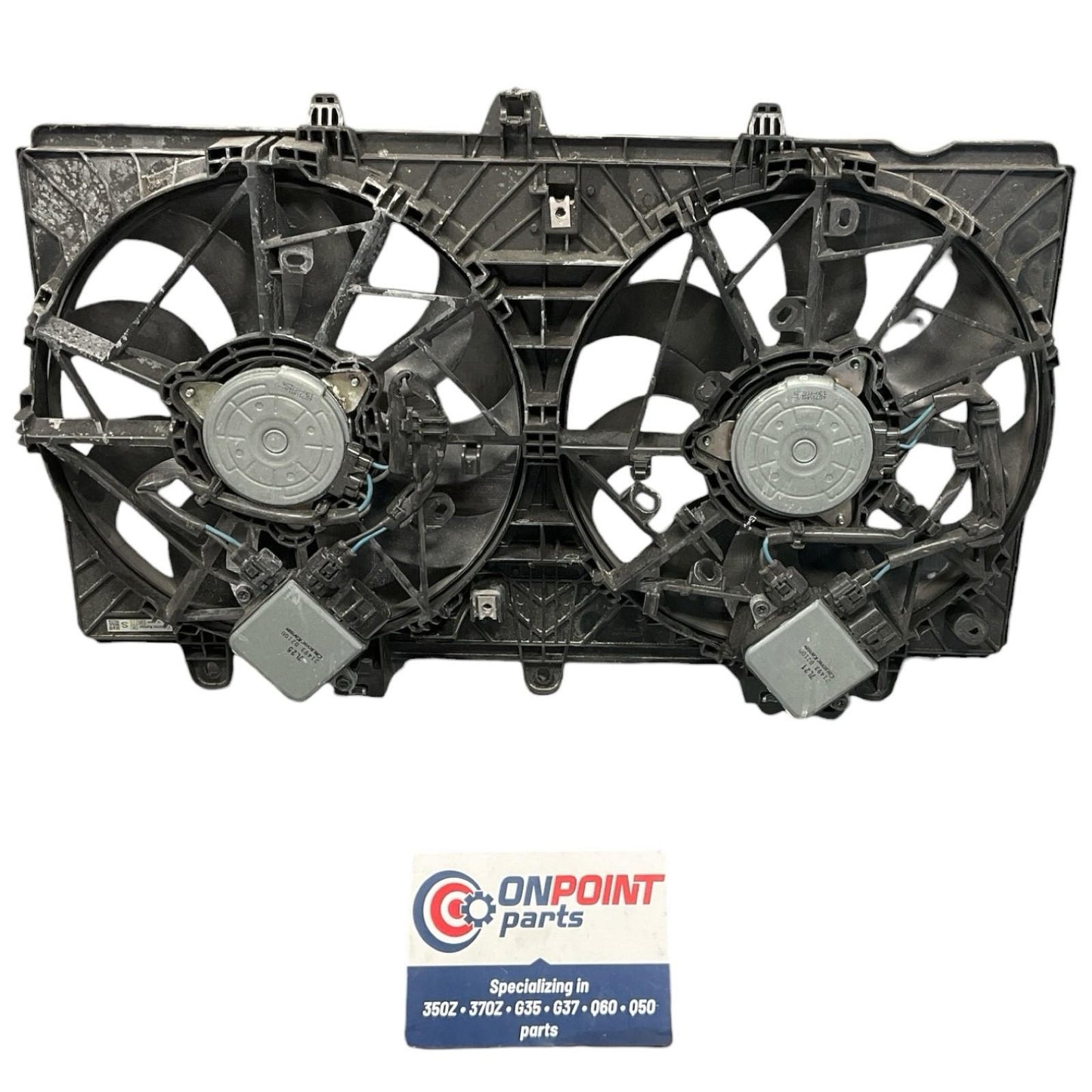 16-20 Infiniti Q50 Q60 3.0L Front Radiator Fans 214815CF0B OEM Dqh - On Point Parts Inc