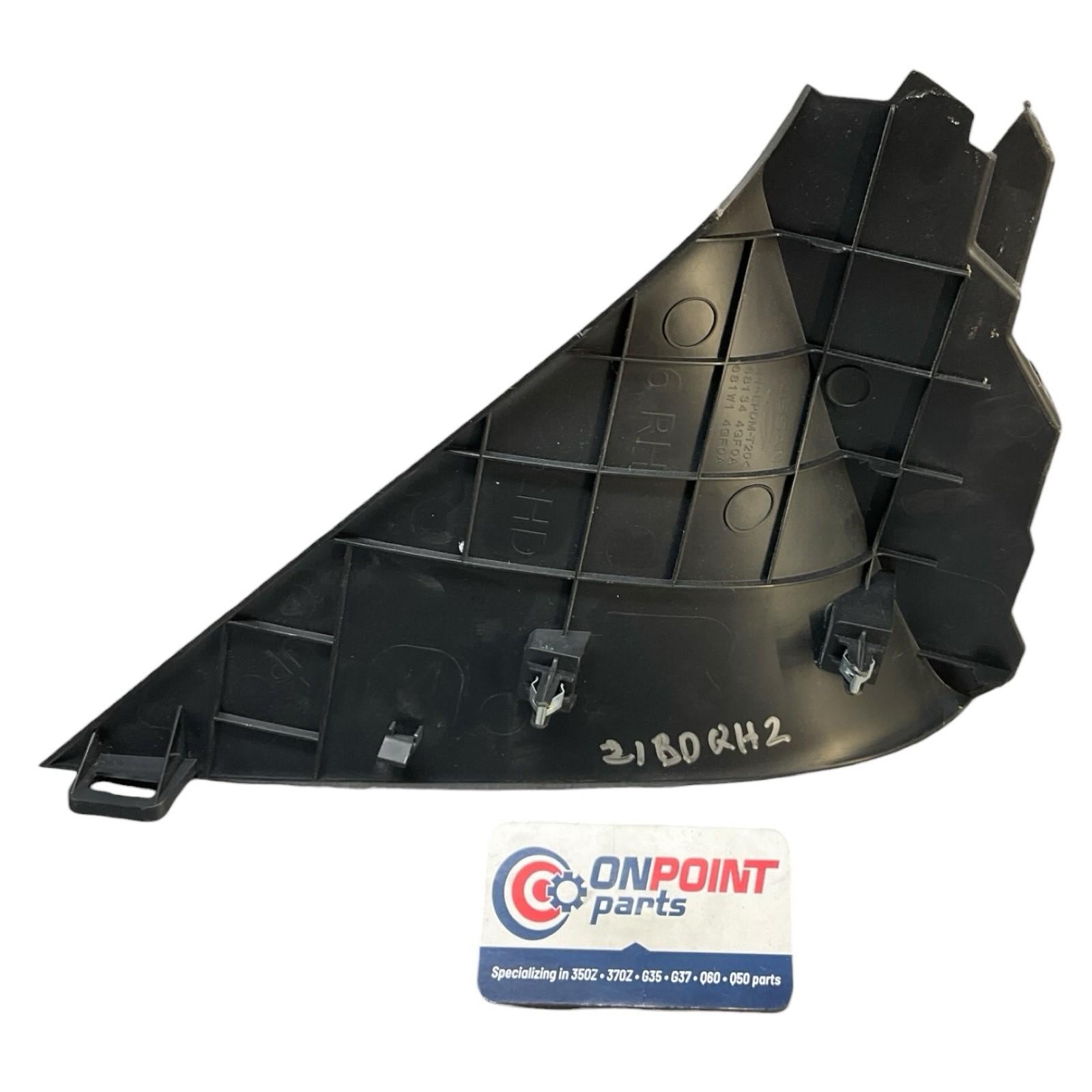 14-24 Infiniti Q50 17-22 Q60 Right Rear Dash Side Panel Trim 681344GF2A OEM Dqh - On Point Parts Inc