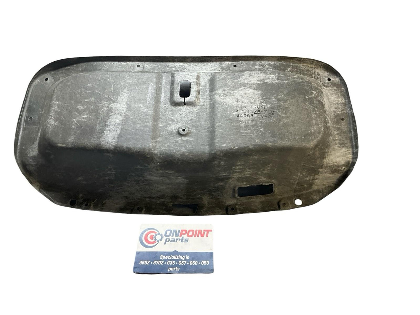 17-19 Infiniti Q60 Rear Coupe Trunk Finisher Panel 849665CA0A OEM Dqh - On Point Parts Inc