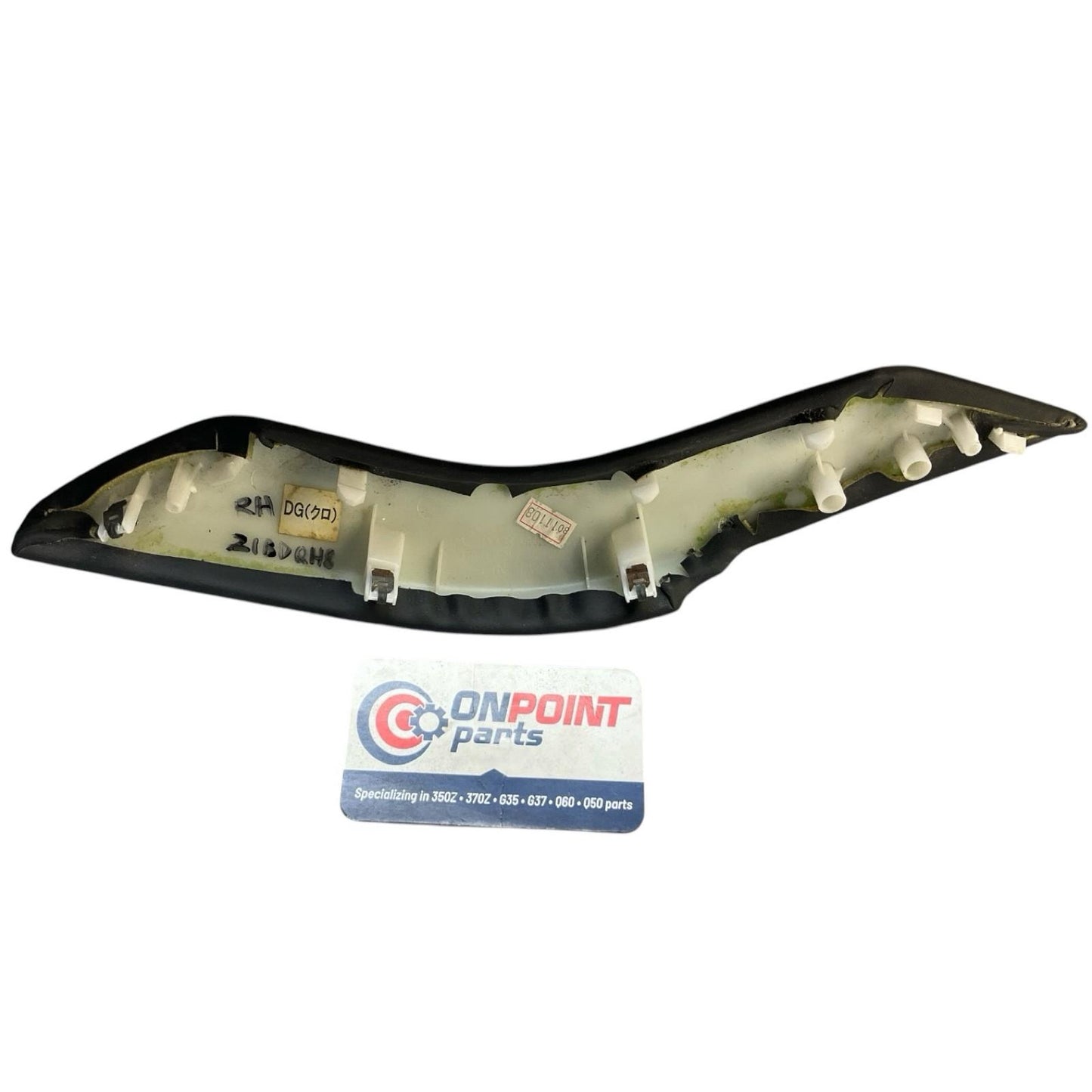 17-22 Infiniti Q60 Right Fr Door Panel Grab Handle Finisher 809445CA0B OEM Dqh - On Point Parts Inc