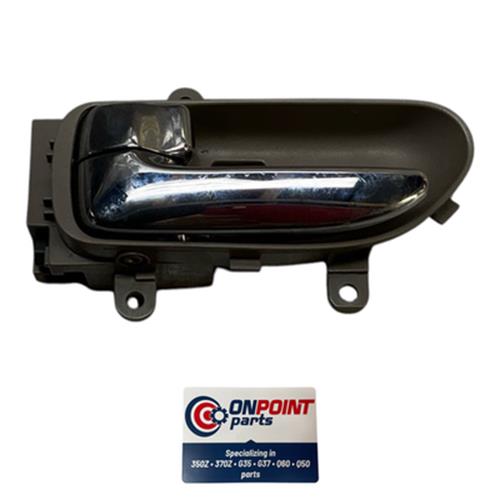 04-07 Infiniti G35 Driver Rear Interior Door Handle 806717W000 OEM Edh - On Point Parts Inc