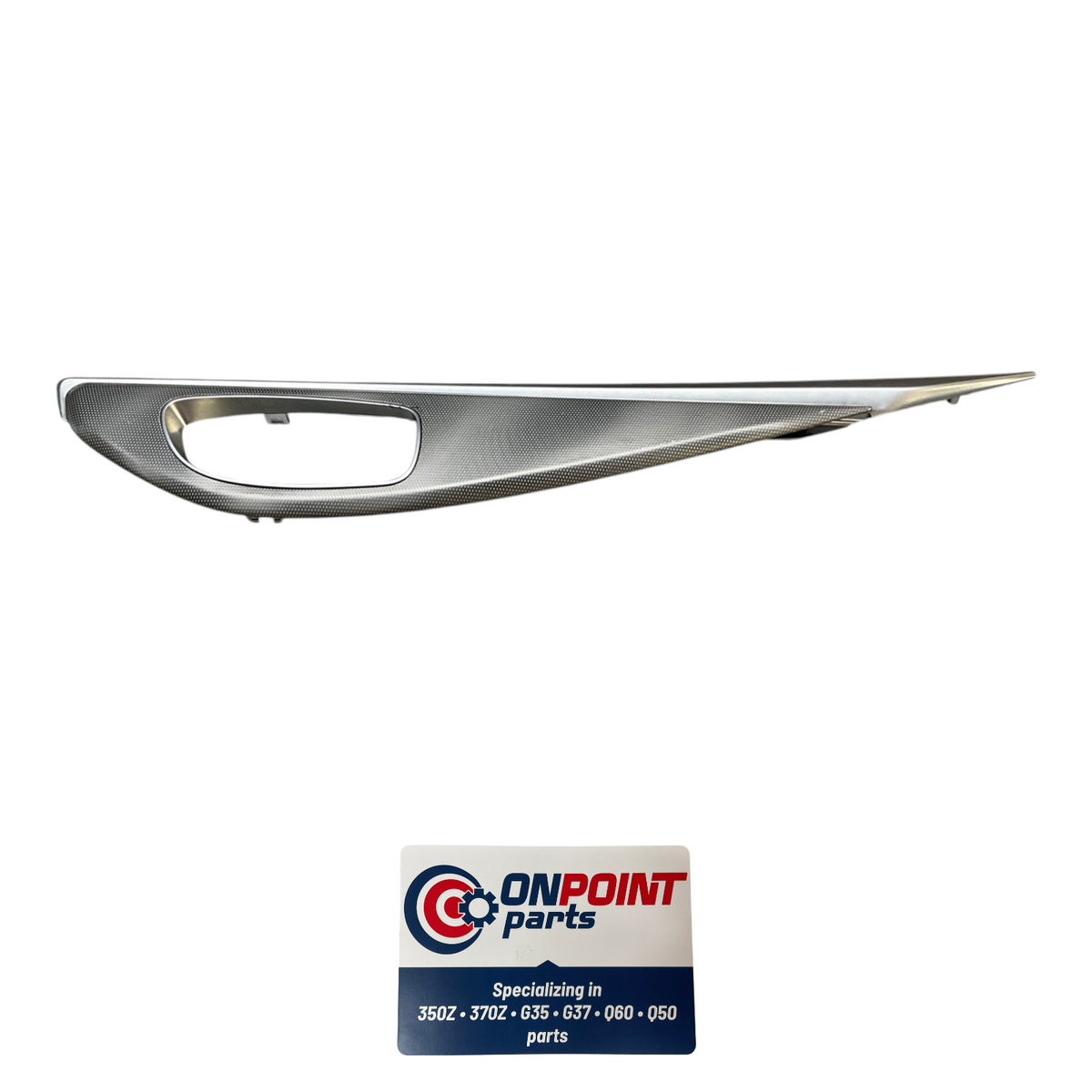 14-19 Infiniti Q50 Passenger Rear Door Panel Metal Trim 809C04Ga0A Oem G0H
