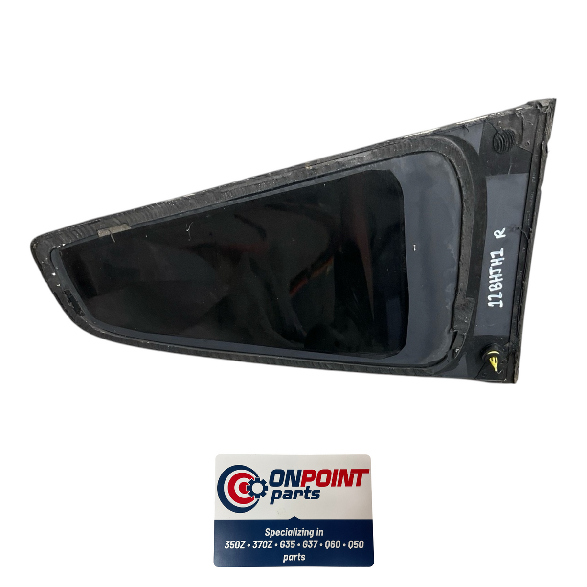 03-07 Infiniti G35 Coupe Passenger Rear Quarter Glass Oem Hjh