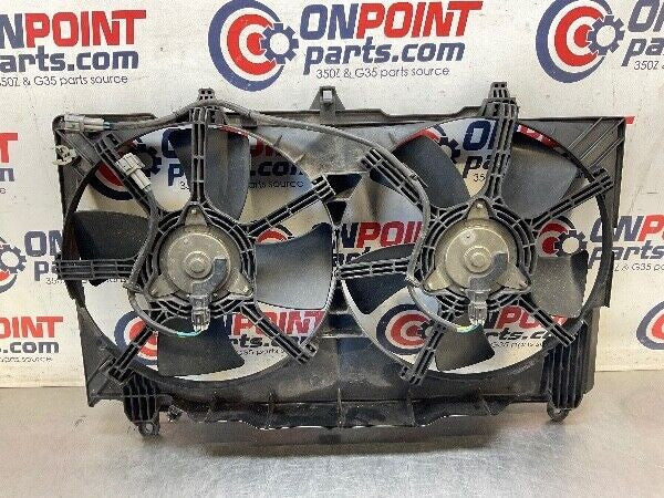 03-06 Nissan 350Z 03-07 G35 Coupe Radiator Fan Assembly 21481CD000 OEM 22Bdxf3