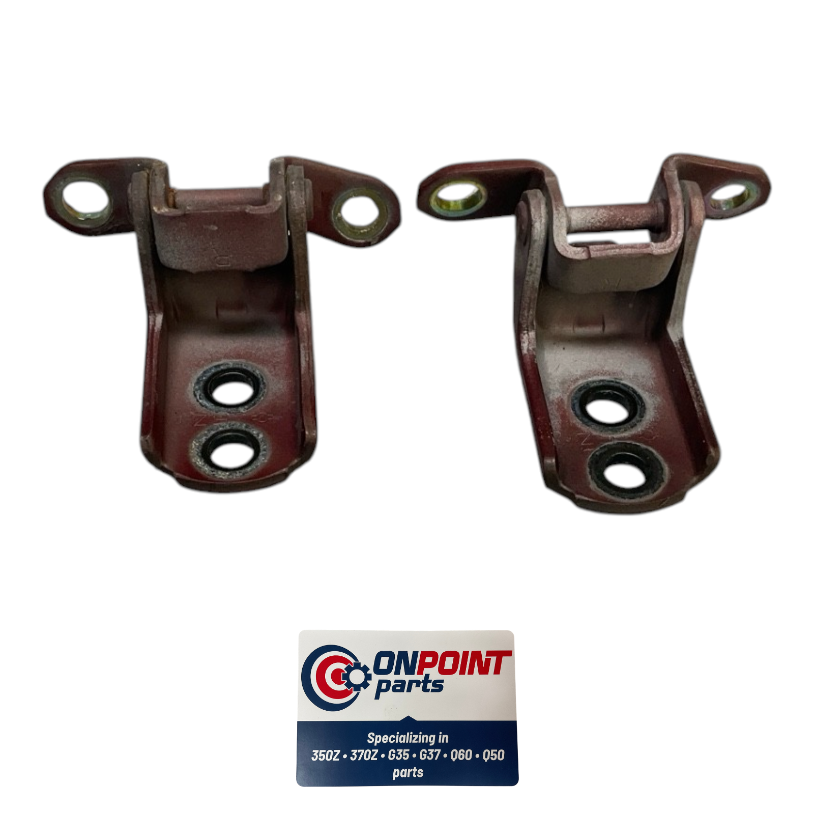 03-07 Infiniti G35 Passenger Front Door Hinges 80400AM800 OEM Edh