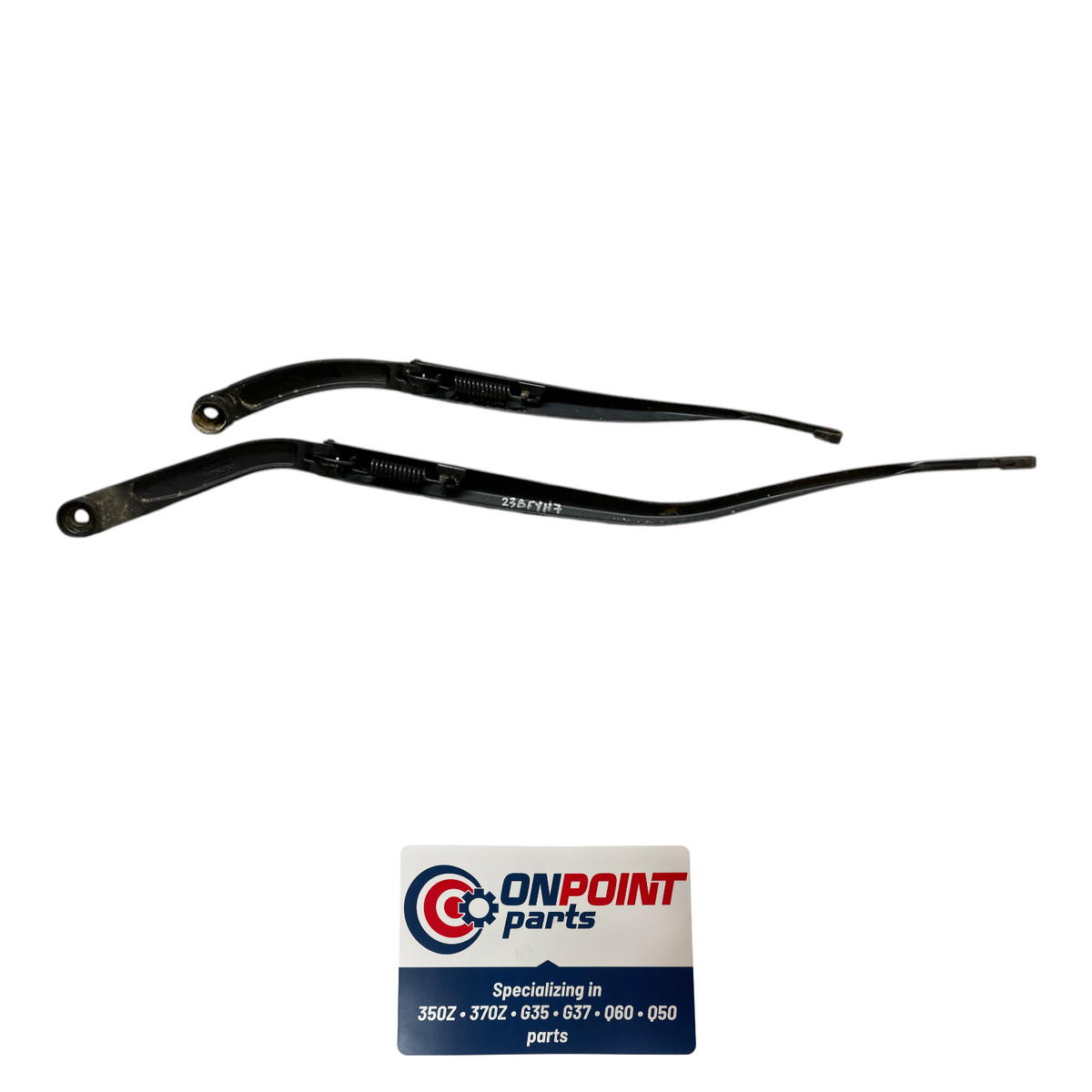 08-15 Infiniti G37 Front Windshield Wiper Arms 28886Jk61A Oem Fyh