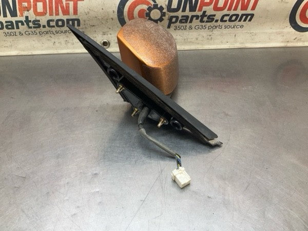 03-09 Nissan 350Z Driver Left Power Side Mirror Orange K6302CD060 OEM 24Bbqga
