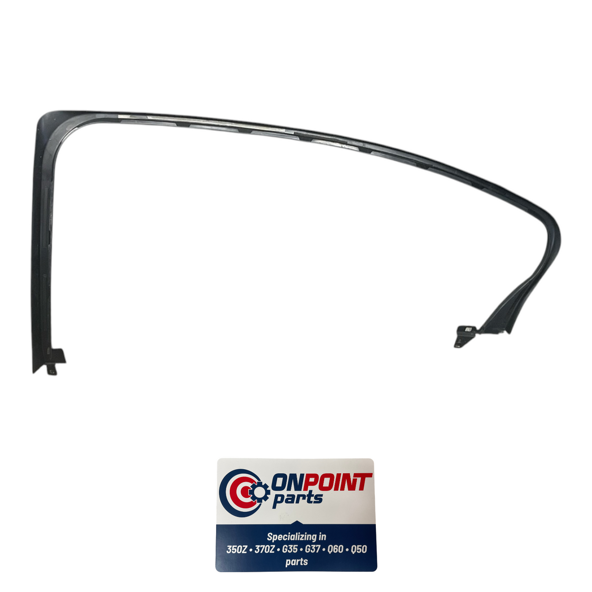 2014 Infiniti Q50 Driver Rear Upper Door Plastic Trim 802D44Ga0A  G0H