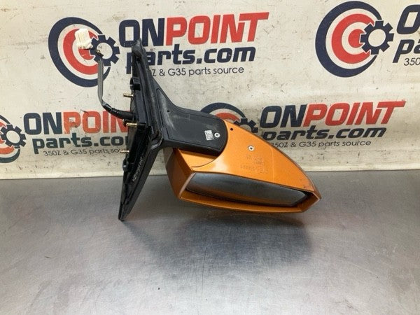 03-09 Nissan 350Z Driver Left Power Side Mirror Orange K6302CD060 OEM 24Bbqga