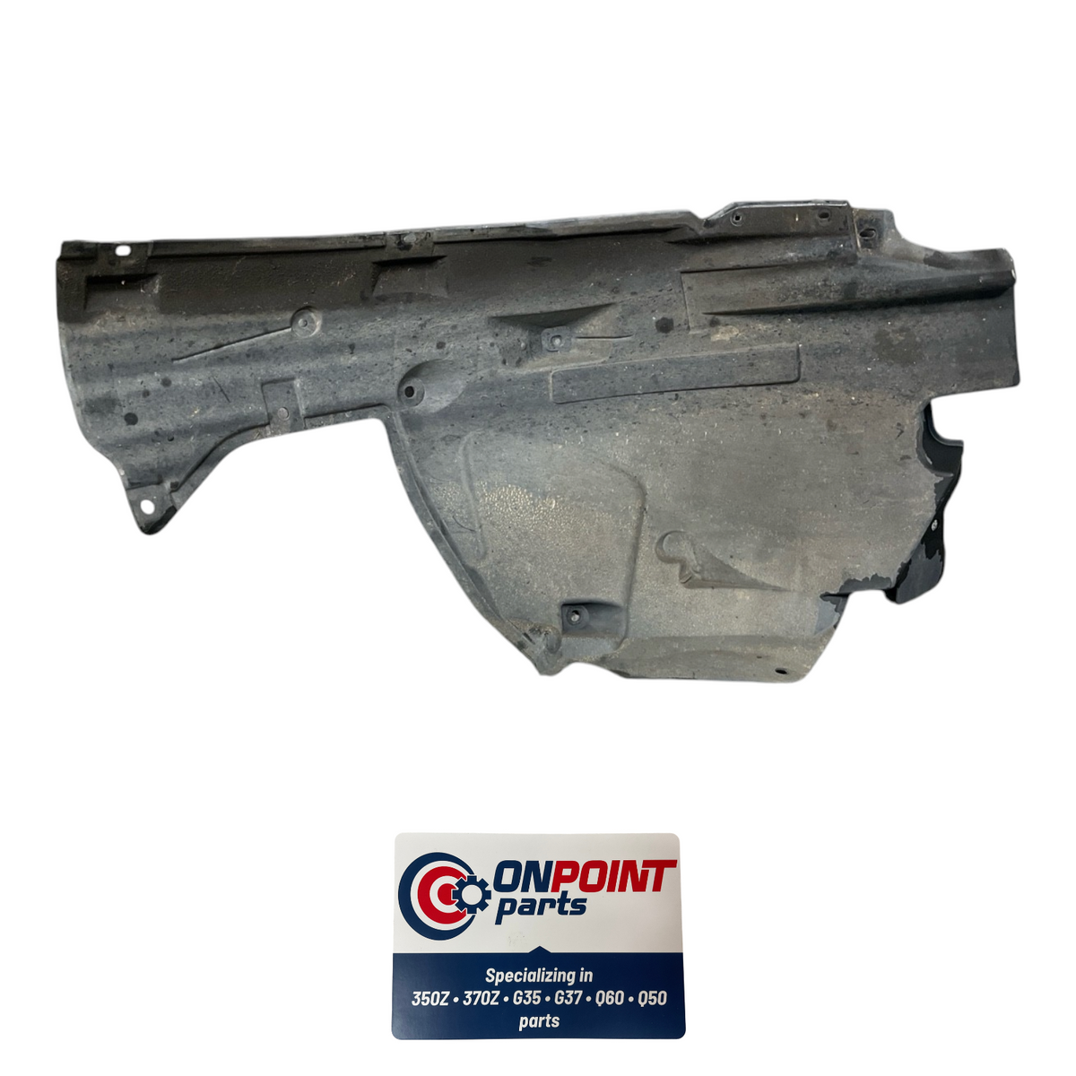 08-15 Infiniti G37 Driver Rear Fender Liner Splash Guard 63843Jl00A Oem Fyh