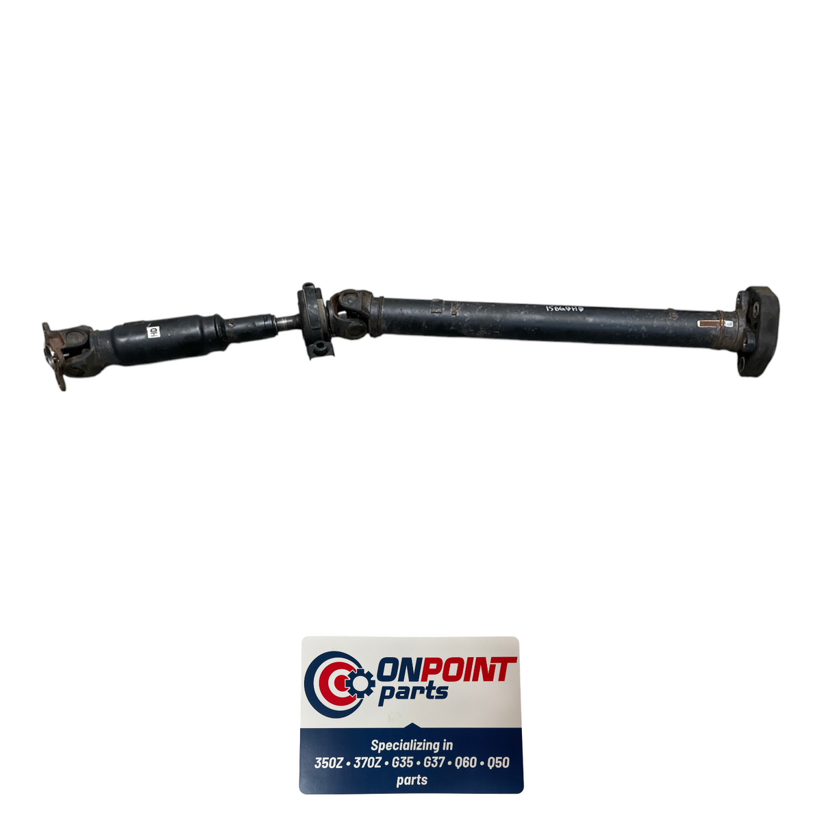 14-19 Infiniti Q50 Rear Driveshaft 2 Piece Awd Automatic 373004Ga0B Oem G0H