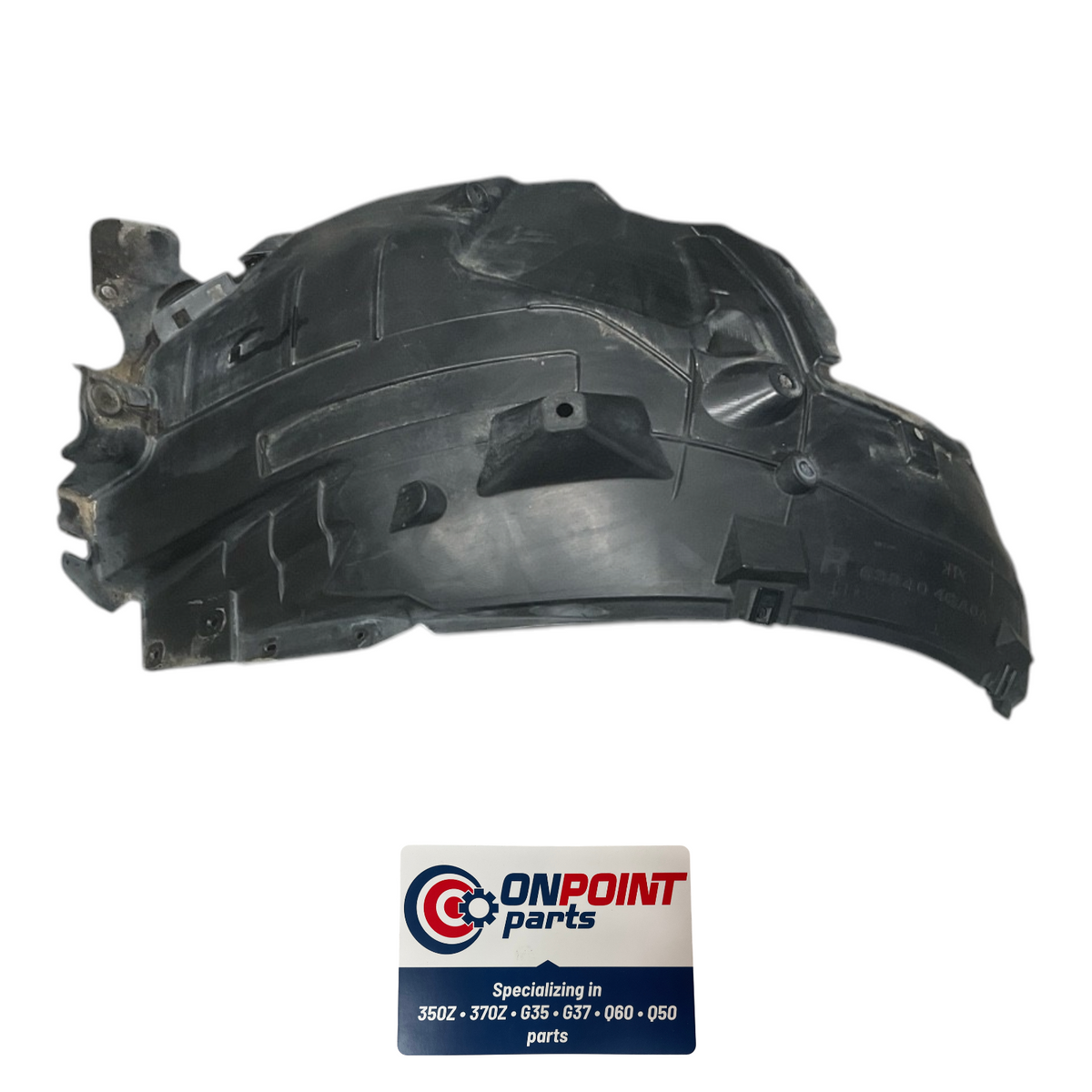 14-24 Infiniti Q50 Passenger Front Mud Flap Splash Guard 638404Ga0A Oem G0H