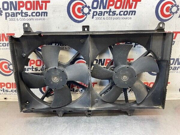 03-06 Nissan 350Z 03-07 G35 Coupe Radiator Fan Assembly 21481CD000 OEM 22Bdxf3