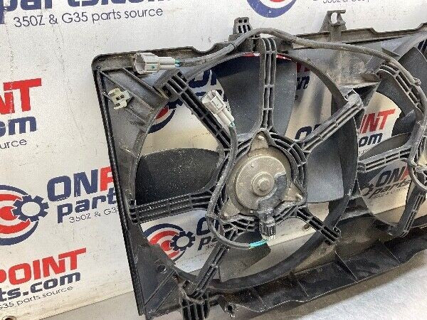 03-06 Nissan 350Z 03-07 G35 Coupe Radiator Fan Assembly 21481CD000 OEM 22Bdxf3