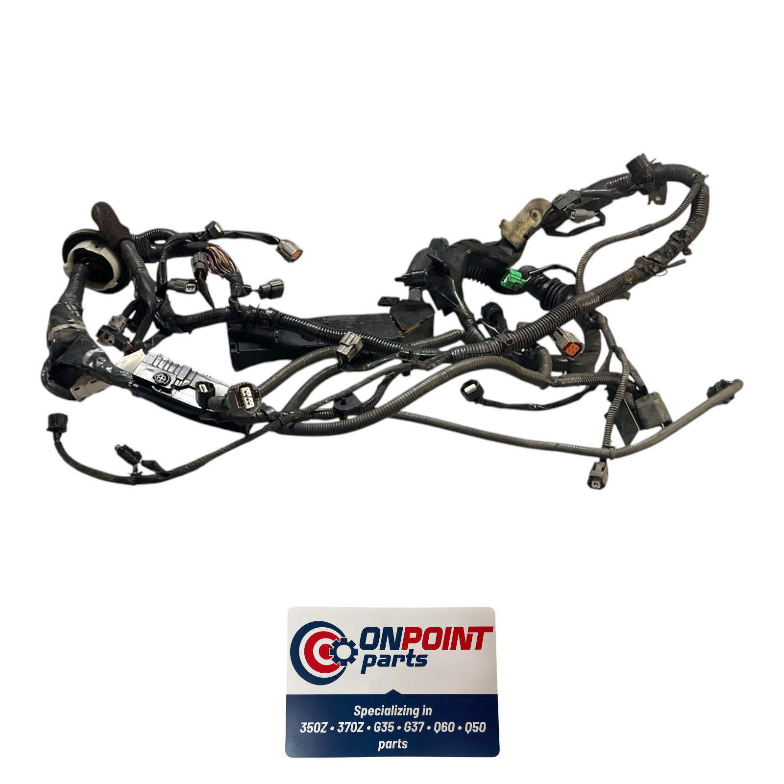 03-07 Infiniti G35 Front Vq35De Automatic Engine Wire Harness 24011Am801 Oem Edh