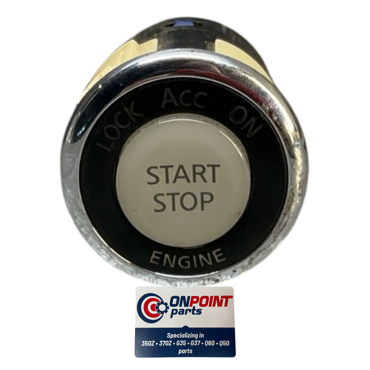 08-10 Infiniti G37 LH Push Start Stop Engine Ignition Button 25150Jk00A Oem Fyh