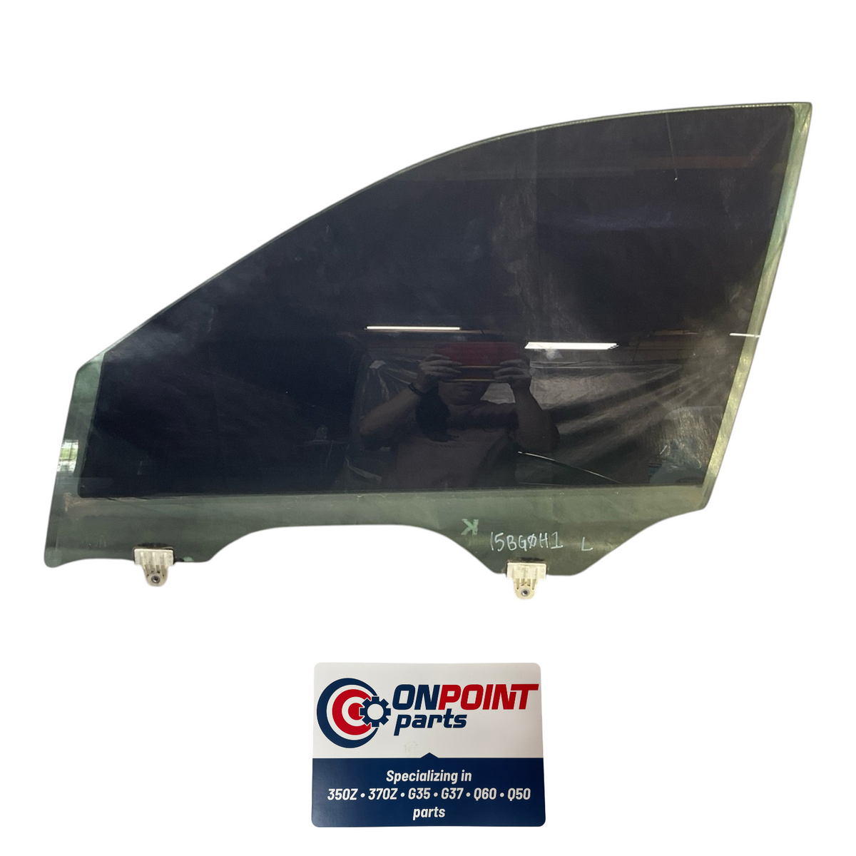 14-16 Infiniti Q50 Driver Front Sedan Window Glass 803014Ga0A Oem G0H