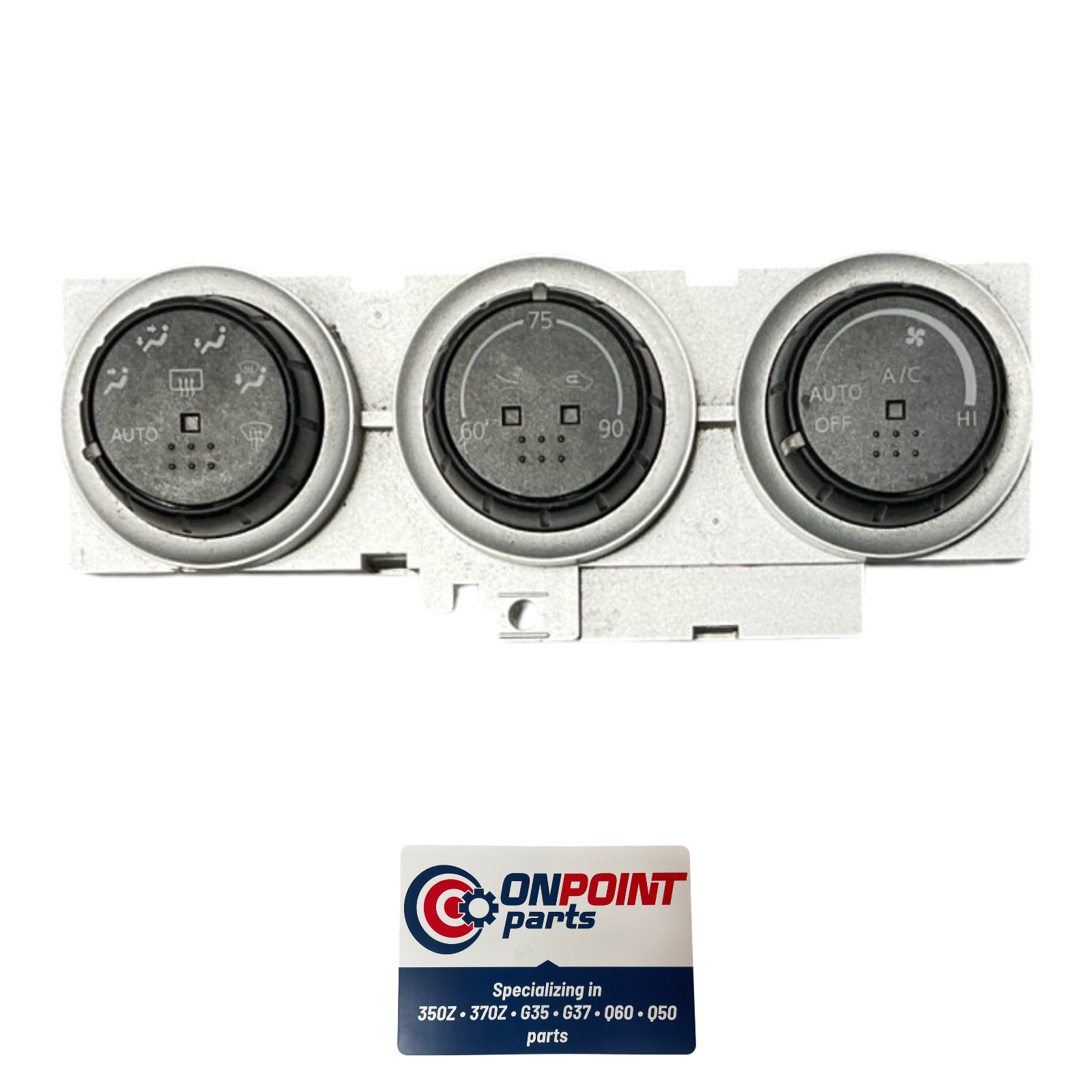 03-05 Nissan 350Z Front Ac Climate Control Switches 27500Cd010 Oem Edh