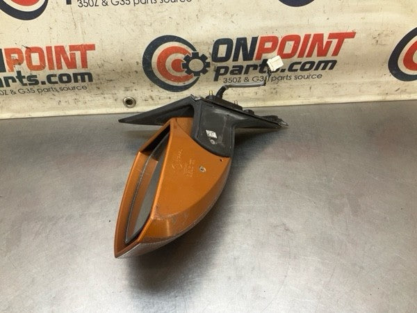 03-09 Nissan 350Z Driver Left Power Side Mirror Orange K6302CD060 OEM 24Bbqga