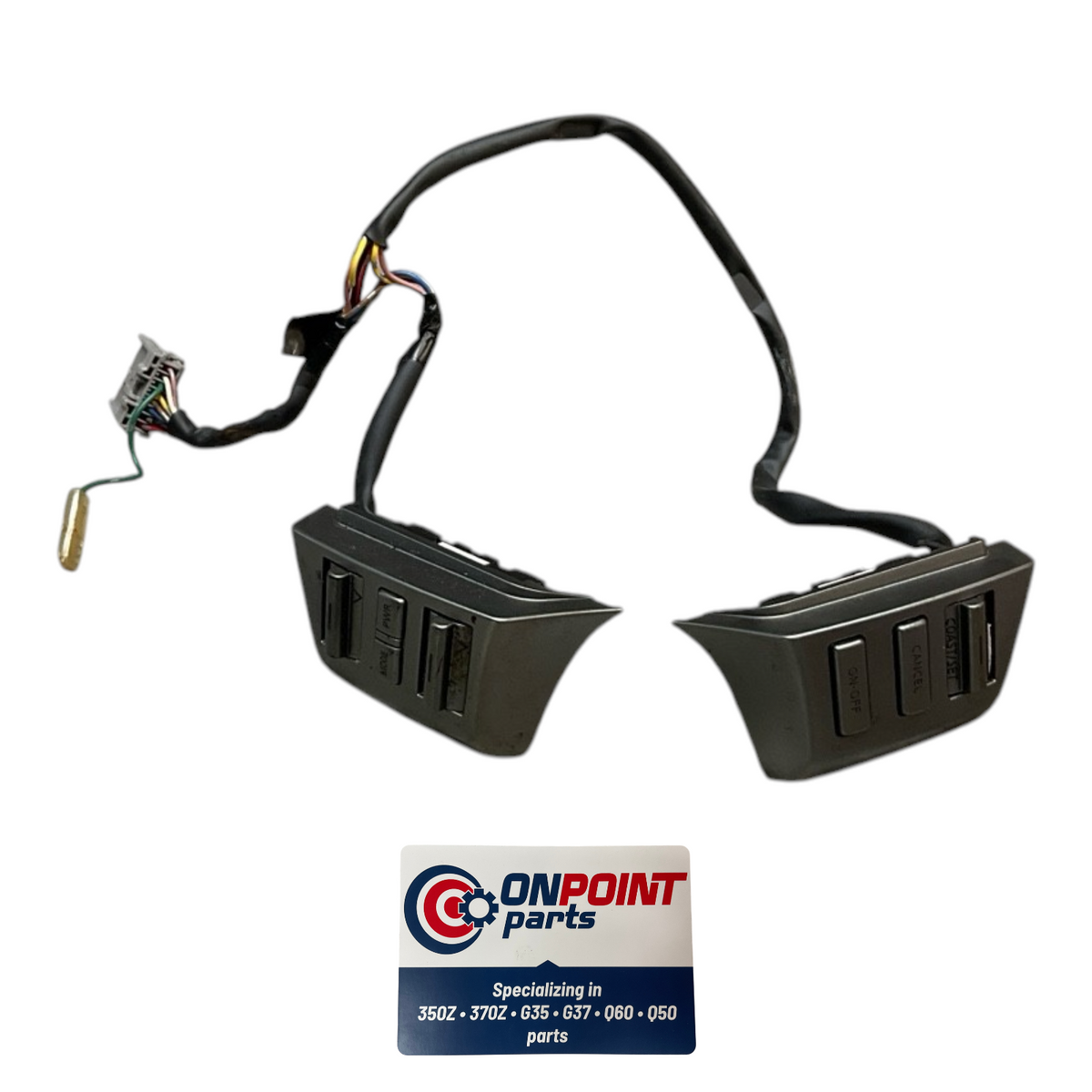 04-07 Infiniti G35 Coupe Steering Wheel Radio Cruise Controls 25550Ac700 Oem Hjh