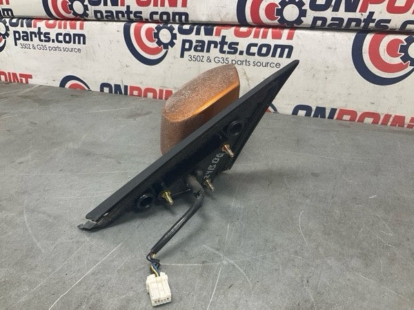 03-09 Nissan 350Z Passenger Power Side Mirror Orange K6301CD060 OEM 24Bbqge