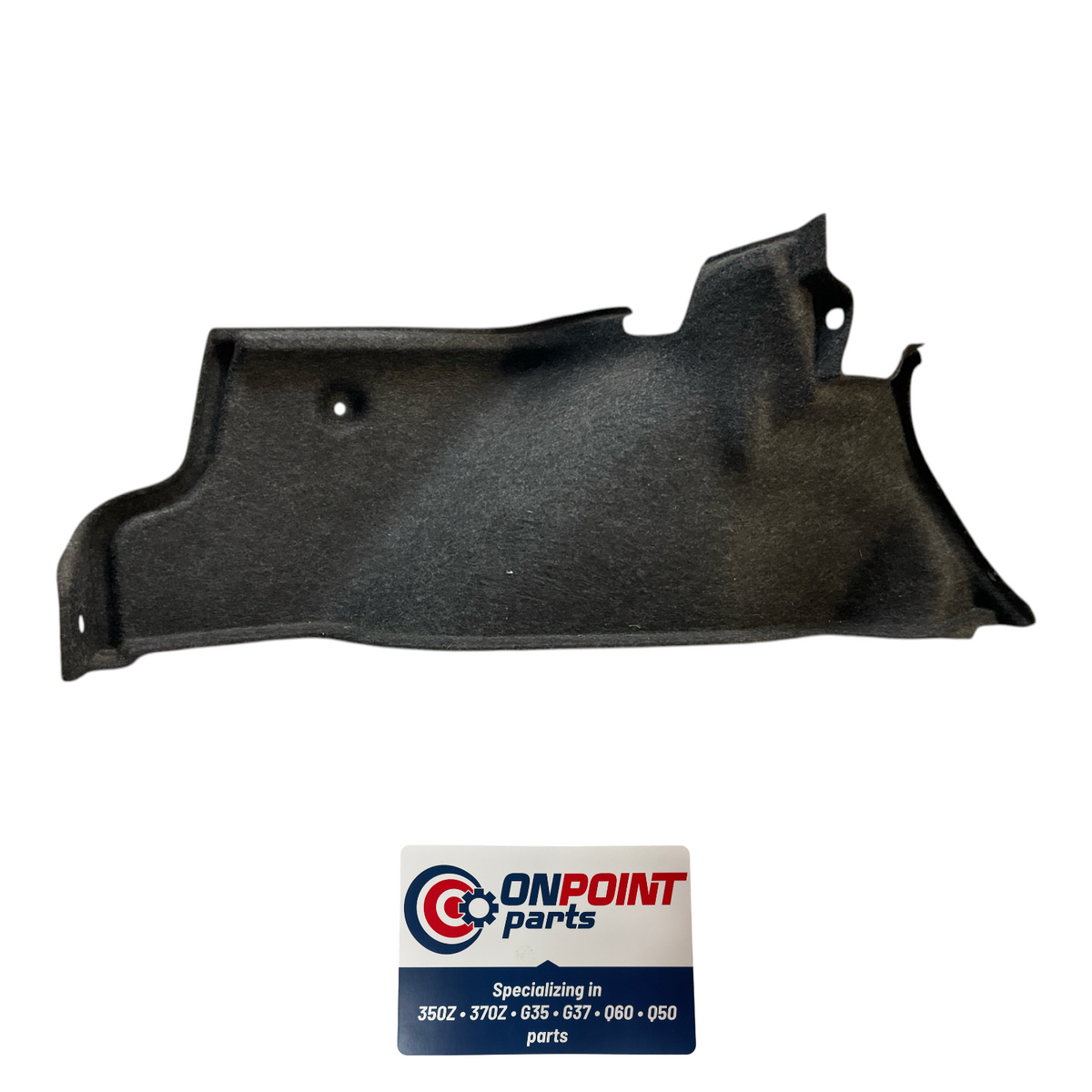 08-15 Infiniti G37 Q60 Driver Rear Coupe Trunk Carpet Liner 84951Jl00A Oem Fyh