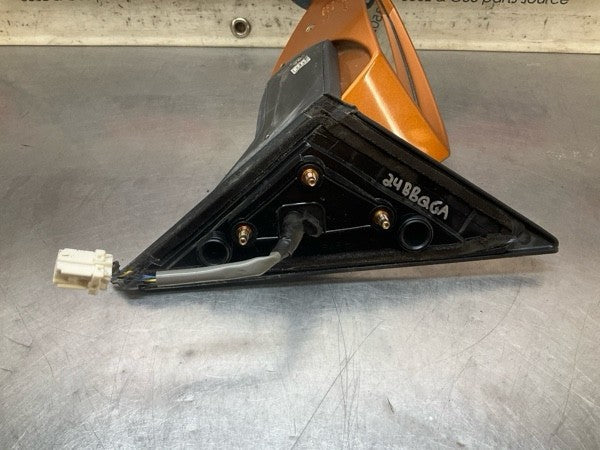 03-09 Nissan 350Z Driver Left Power Side Mirror Orange K6302CD060 OEM 24Bbqga