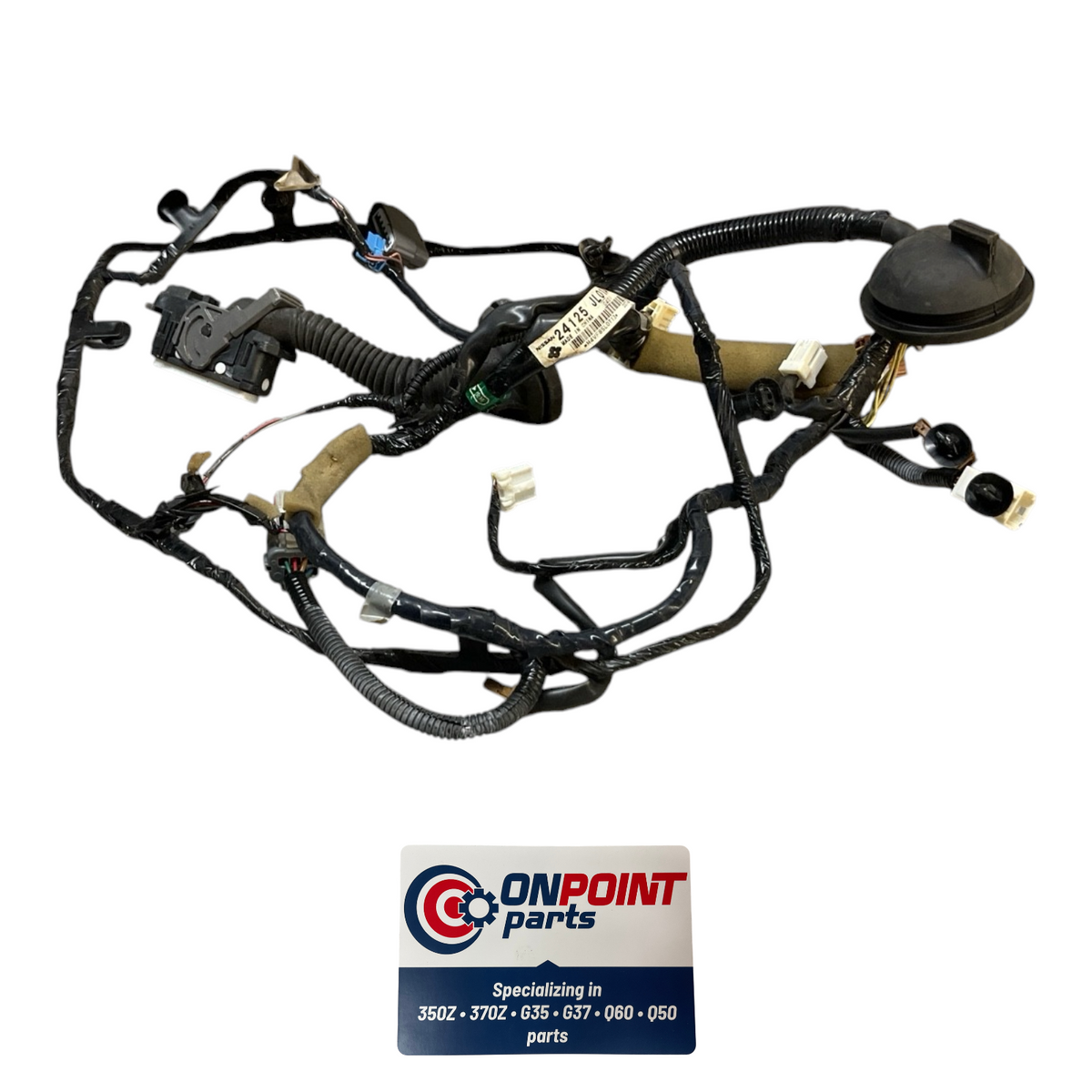 08-10 Infiniti G37 Driver Front Door Wiring Harness 24125Jl01A Oem Fyh
