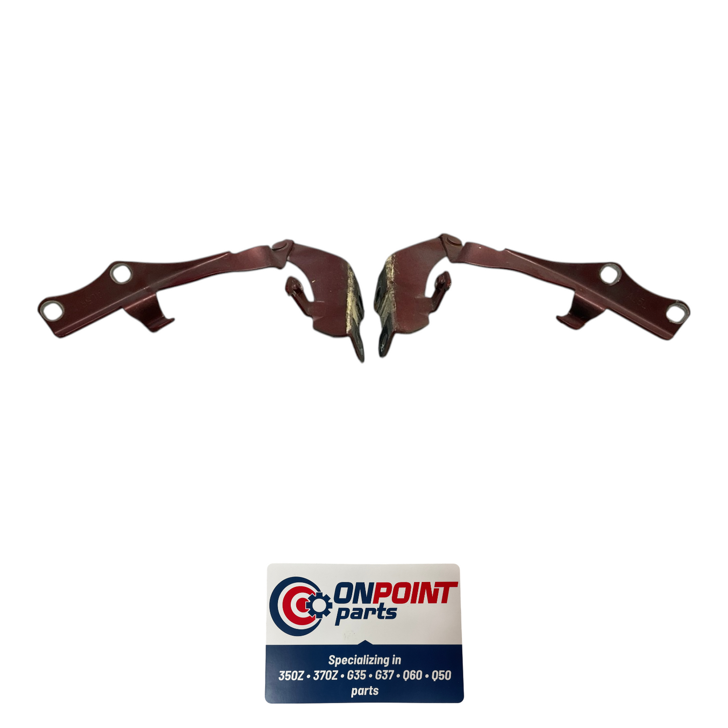 03-07 Infiniti G35 Front Hood Hinges 65400Al500 Oem Edh