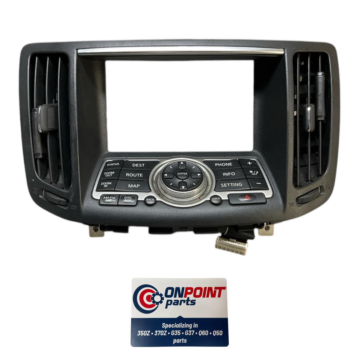 08-14 Infiniti G37 Front Media Screen Navigation Controls 28395Jk60B Oem Fyh