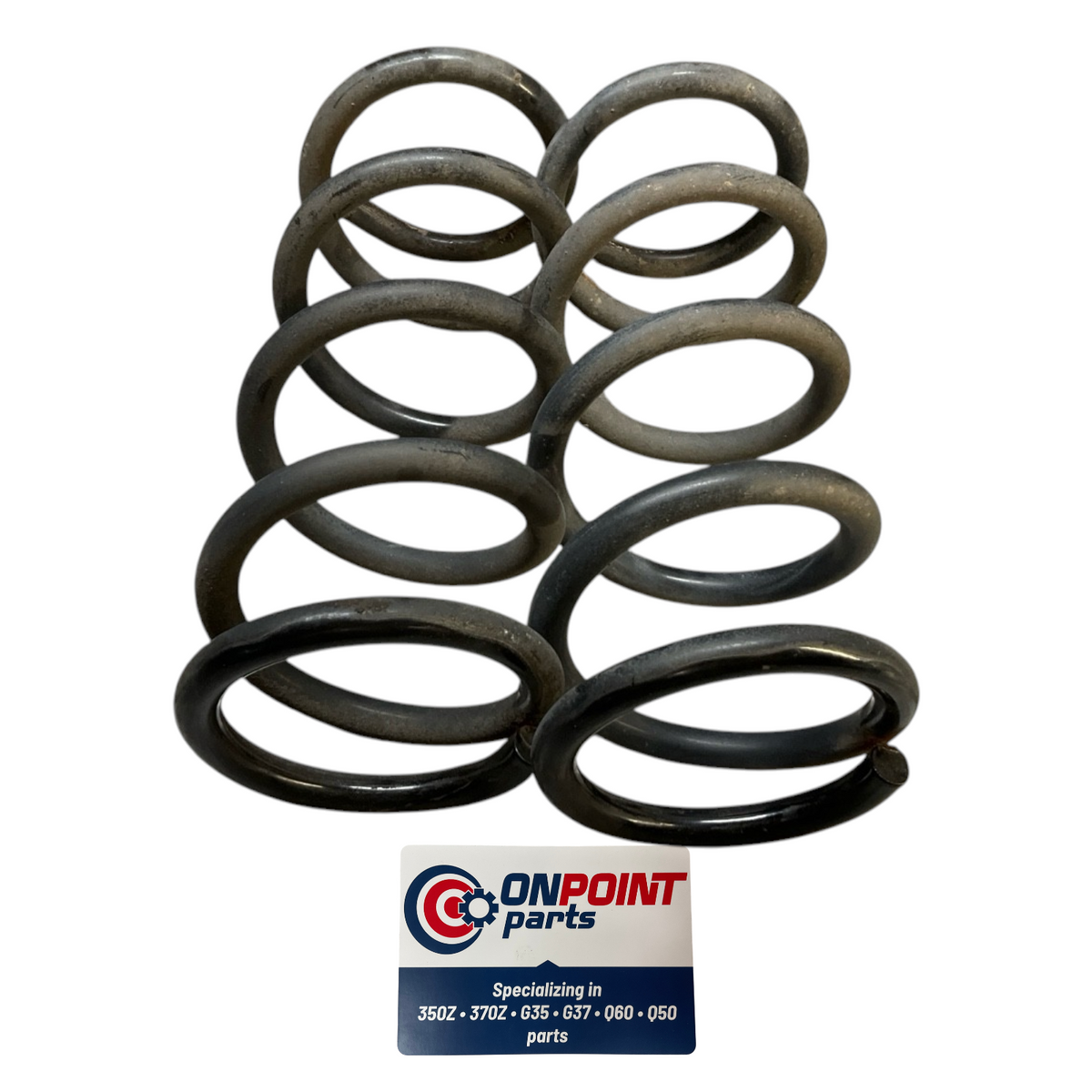 08-10 Infiniti G37 Rear Coil Springs 55020Jl00B Oem Fyh