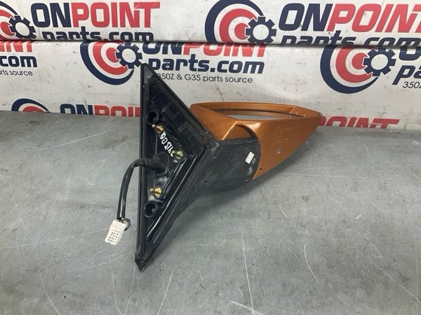 03-09 Nissan 350Z Passenger Power Side Mirror Orange K6301CD060 OEM 24Bbqge